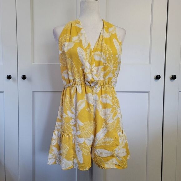 Emory Park yellow flower print romper - Picture 8 of 10